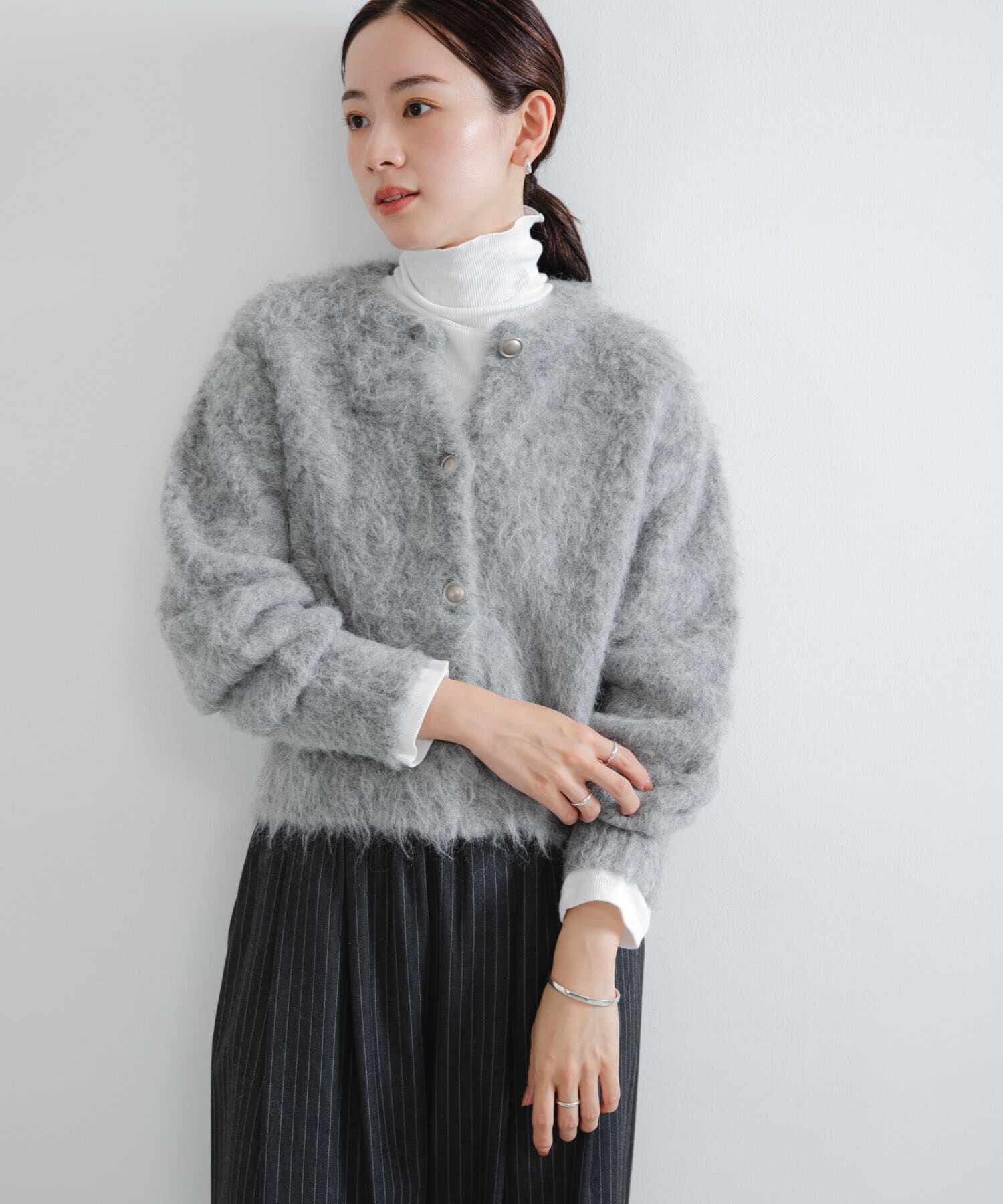 URBAN RESEARCH「『UR TECH』裏起毛タートルネックカットソー」|Tシャツ・カットソー|