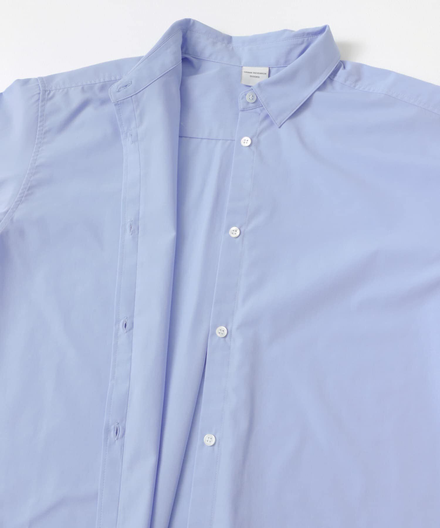 URBAN RESEARCH DOORS「『UR TECH』レギュラーカラーオーバーシャツ」|シャツ・ブラウス|