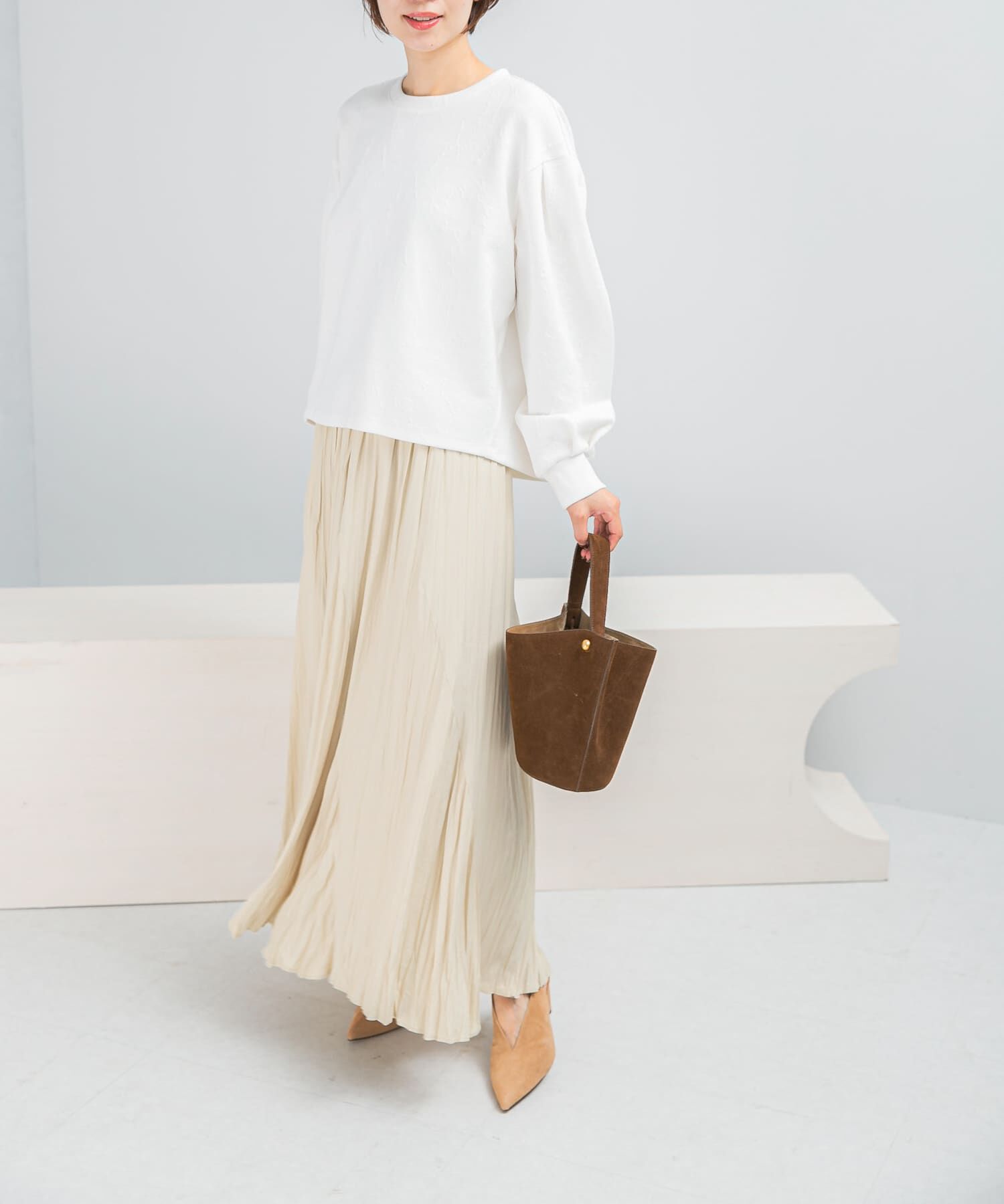 URBAN RESEARCH ROSSO「ワッシャープリーツスカート」|スカート|