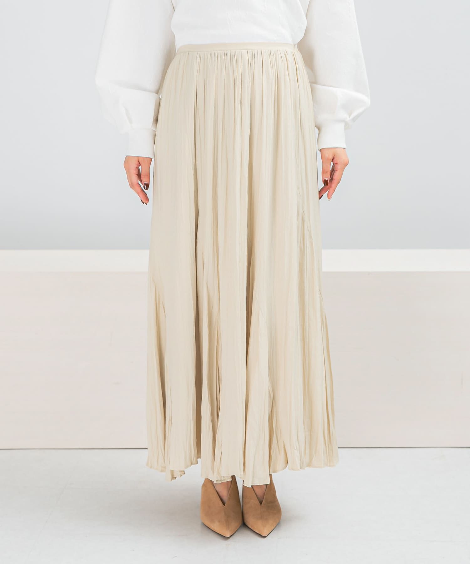 URBAN RESEARCH ROSSO「ワッシャープリーツスカート」|スカート|