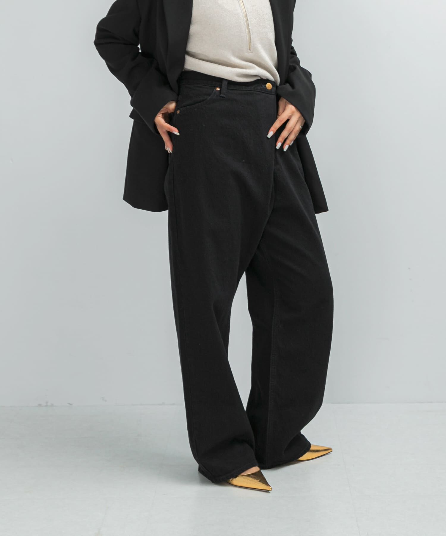 URBAN RESEARCH ROSSO「『別注』Lee&times;ROSSO　FRONT TUCK DENIM PANTS」|デニム|