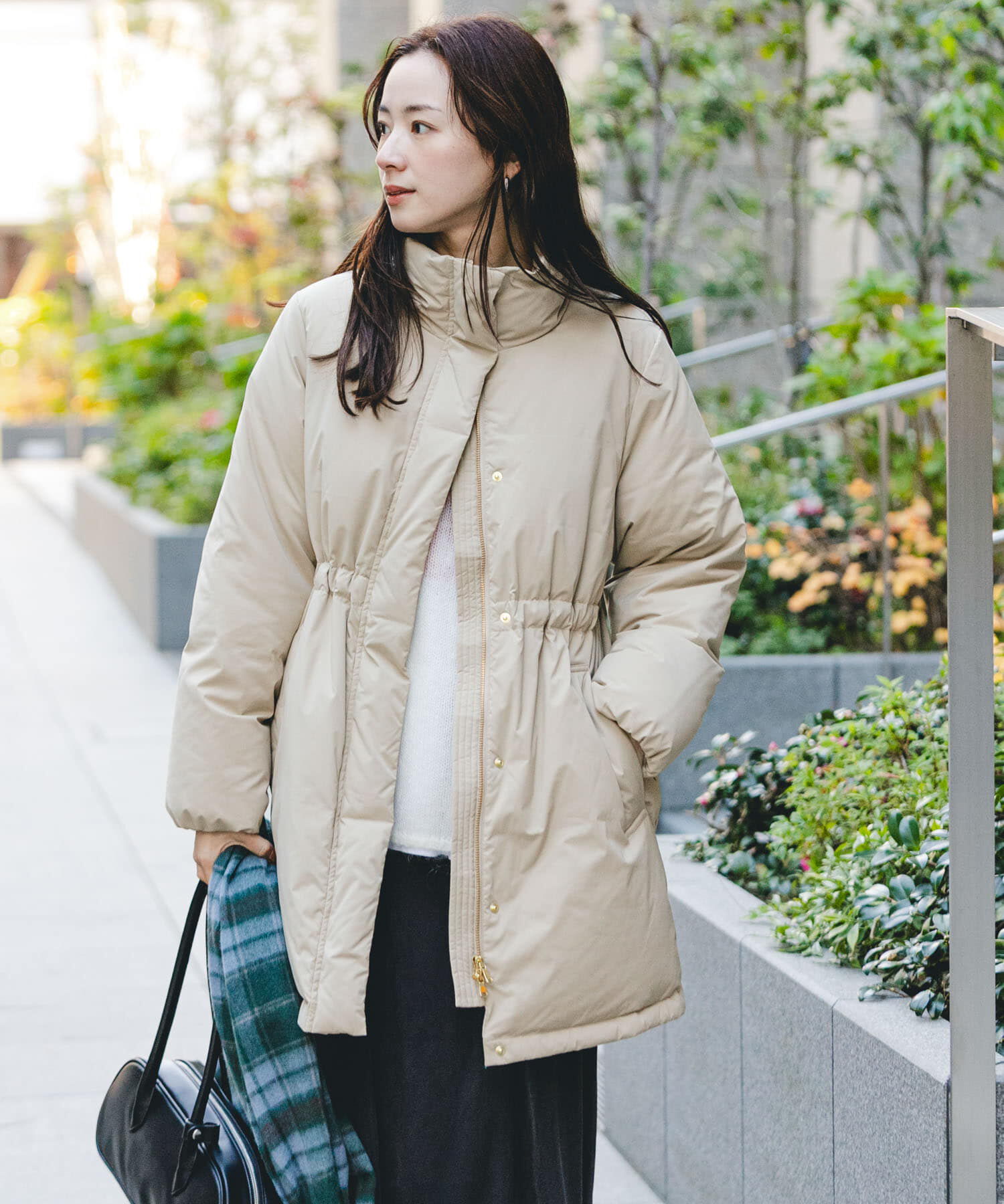 URBAN RESEARCH「スタンドカラードロストダウンコート」|ダウン|