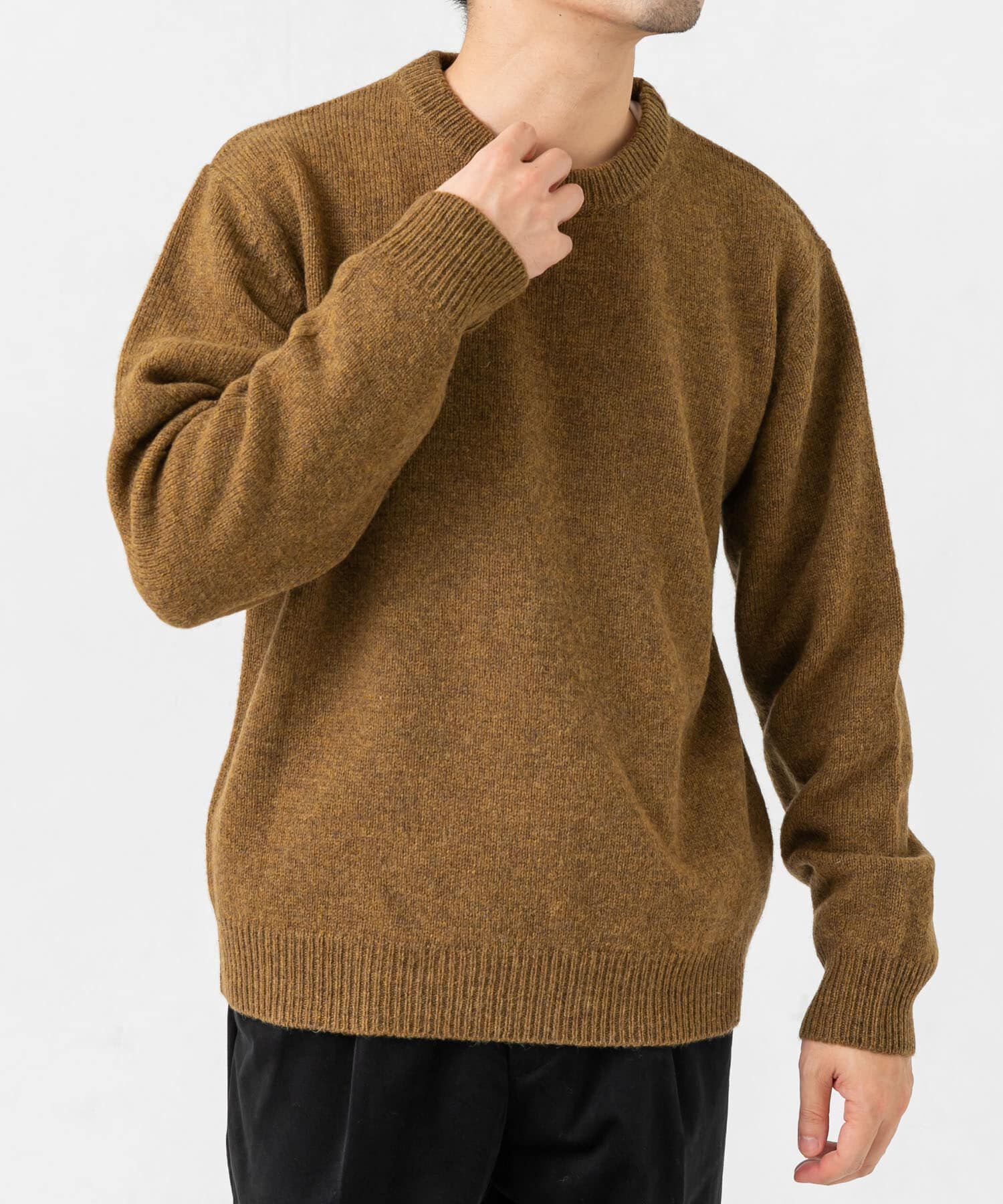 URBAN RESEARCH ROSSO「『XLサイズあり』シェットランドウールクルーネックニット」|ニット・セーター|