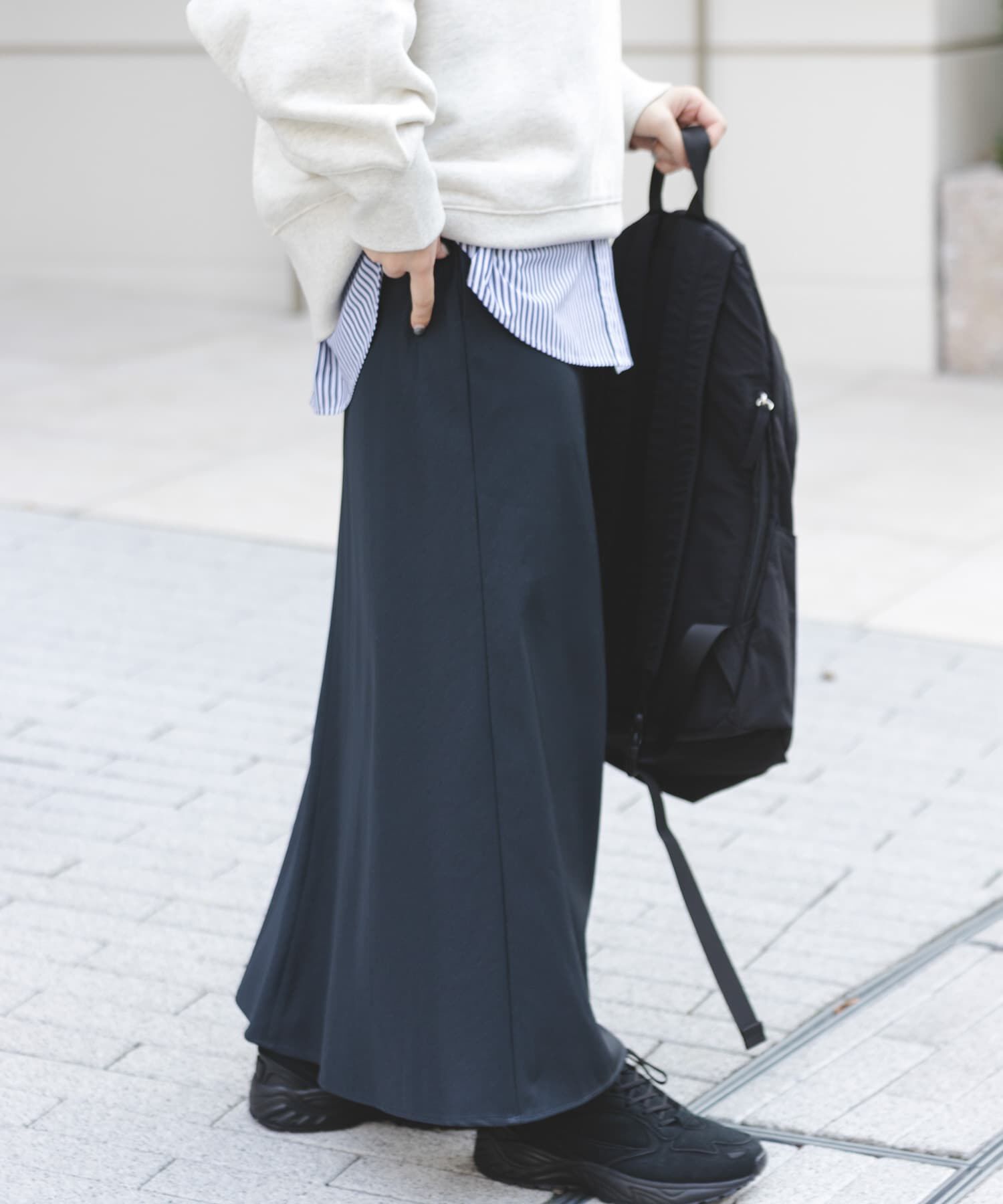 URBAN RESEARCH DOORS「FORK&SPOON　ヴィンテージツイルスカート」|スカート|