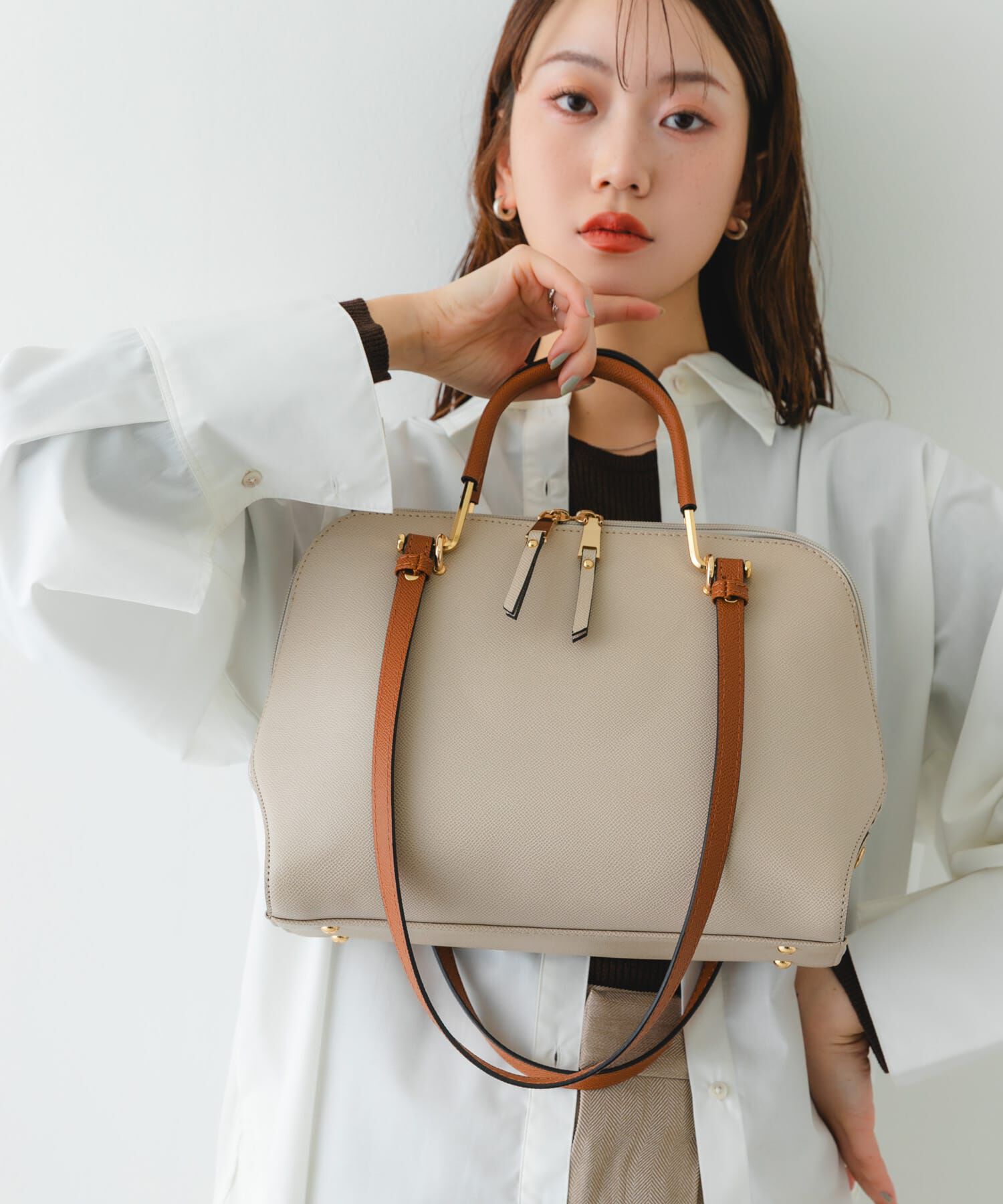 RODE SKO「『インフルエンサーayaさんコラボ』プチ2WAYハンドバッグ」|ハンドバッグ|