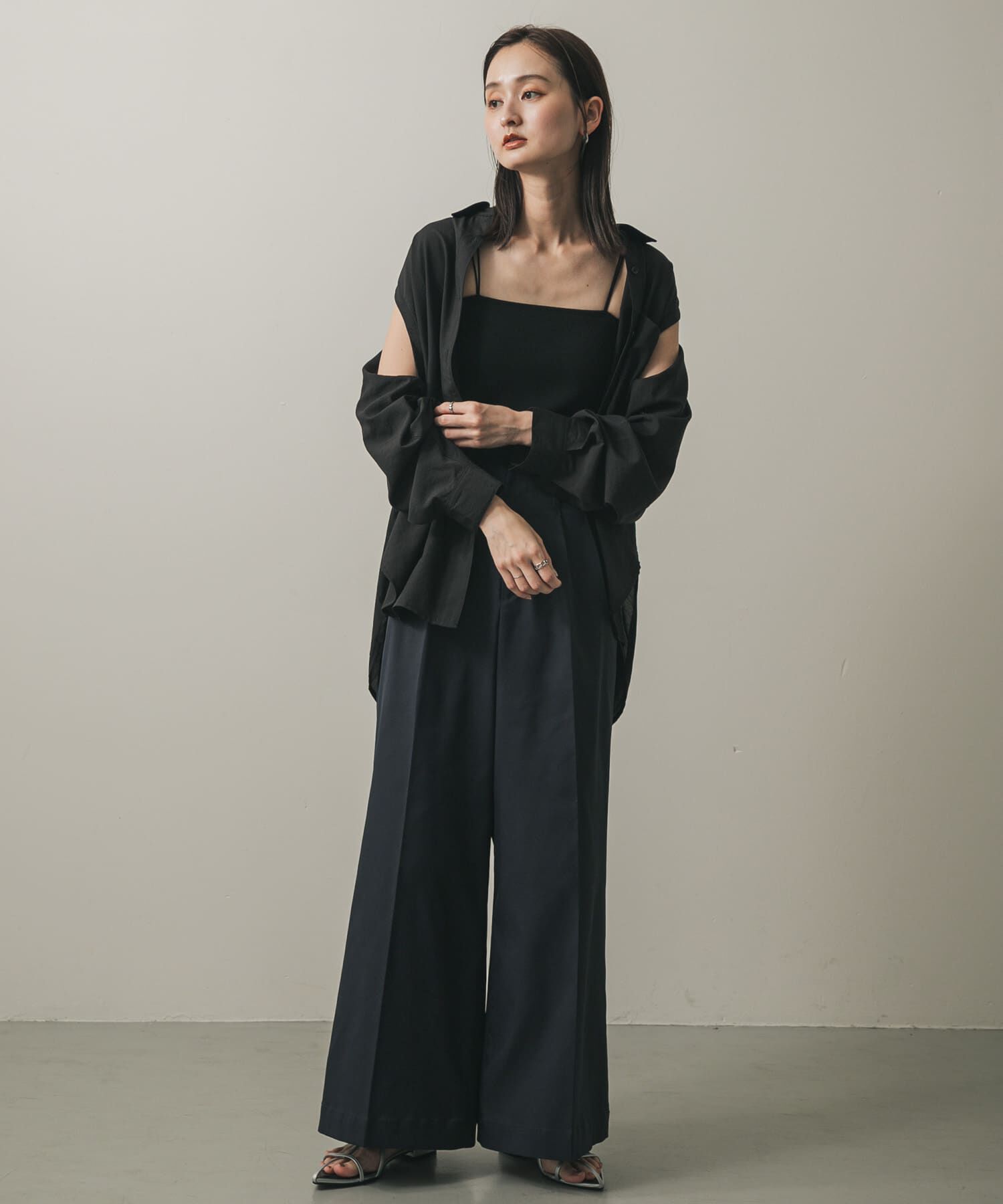 SENSE OF PLACE by URBAN RESEARCH「リネンライクショルダースリットシャツ」|シャツ・ブラウス|