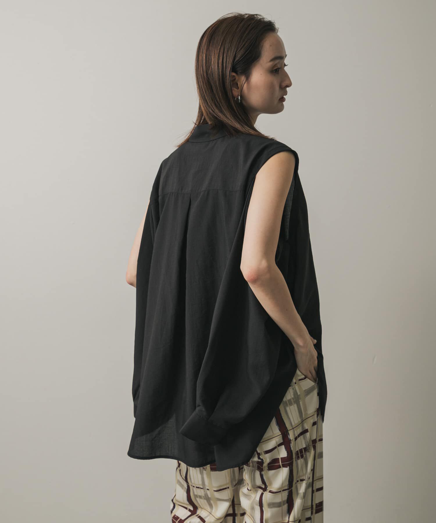 SENSE OF PLACE by URBAN RESEARCH「リネンライクショルダースリットシャツ」|シャツ・ブラウス|