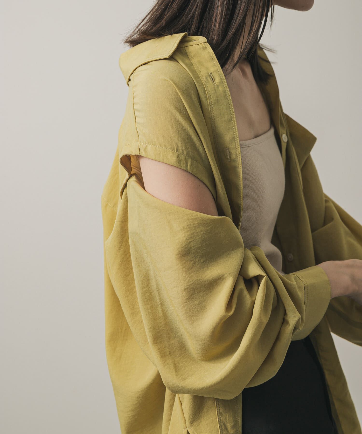 SENSE OF PLACE by URBAN RESEARCH「リネンライクショルダースリットシャツ」|シャツ・ブラウス|