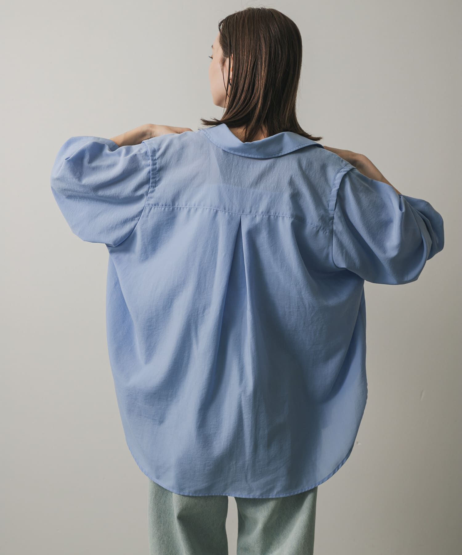 SENSE OF PLACE by URBAN RESEARCH「リネンライクショルダースリットシャツ」|シャツ・ブラウス|