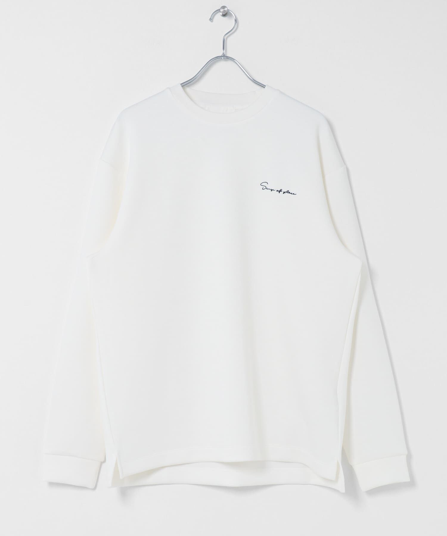 SENSE OF PLACE by URBAN RESEARCH「『一部WEB限定カラー』シシュウダンボールポンチロングTシャツ」|Tシャツ・カットソー|