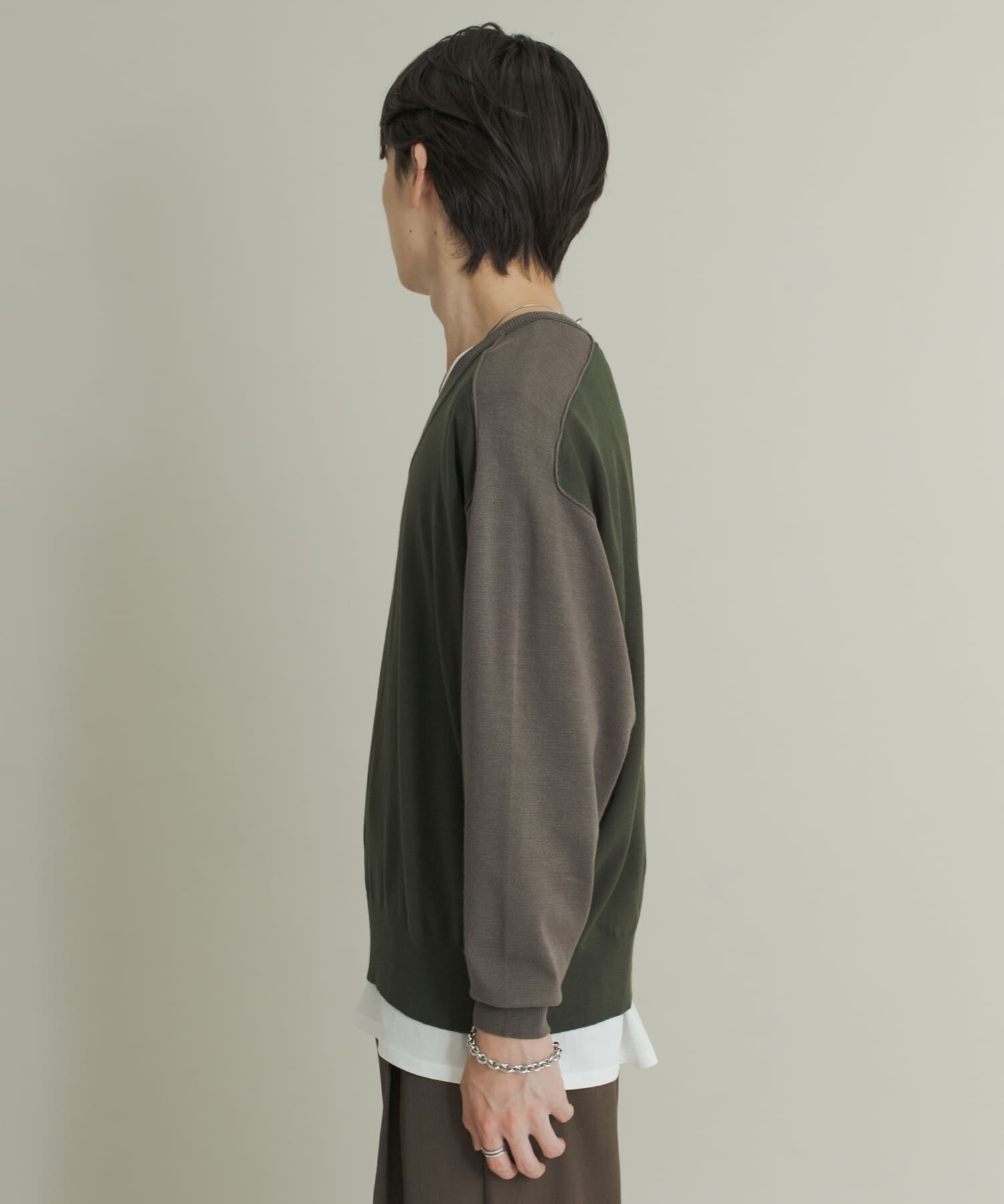 SENSE OF PLACE by URBAN RESEARCH「ハイショクVネックニット」|ニット・セーター|