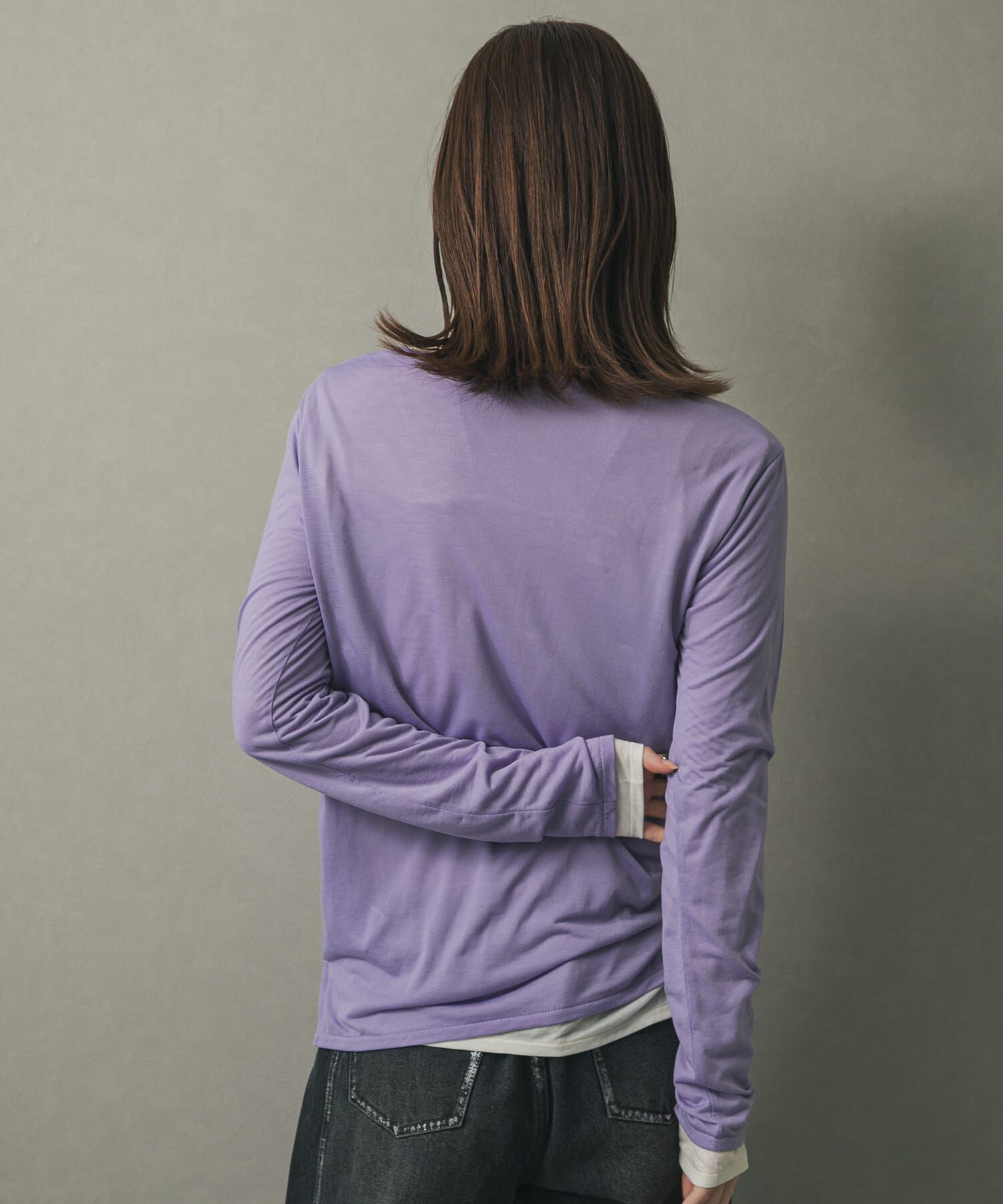 SENSE OF PLACE by URBAN RESEARCH「ヘンリーネックプレーンカットトップ」|Tシャツ・カットソー|