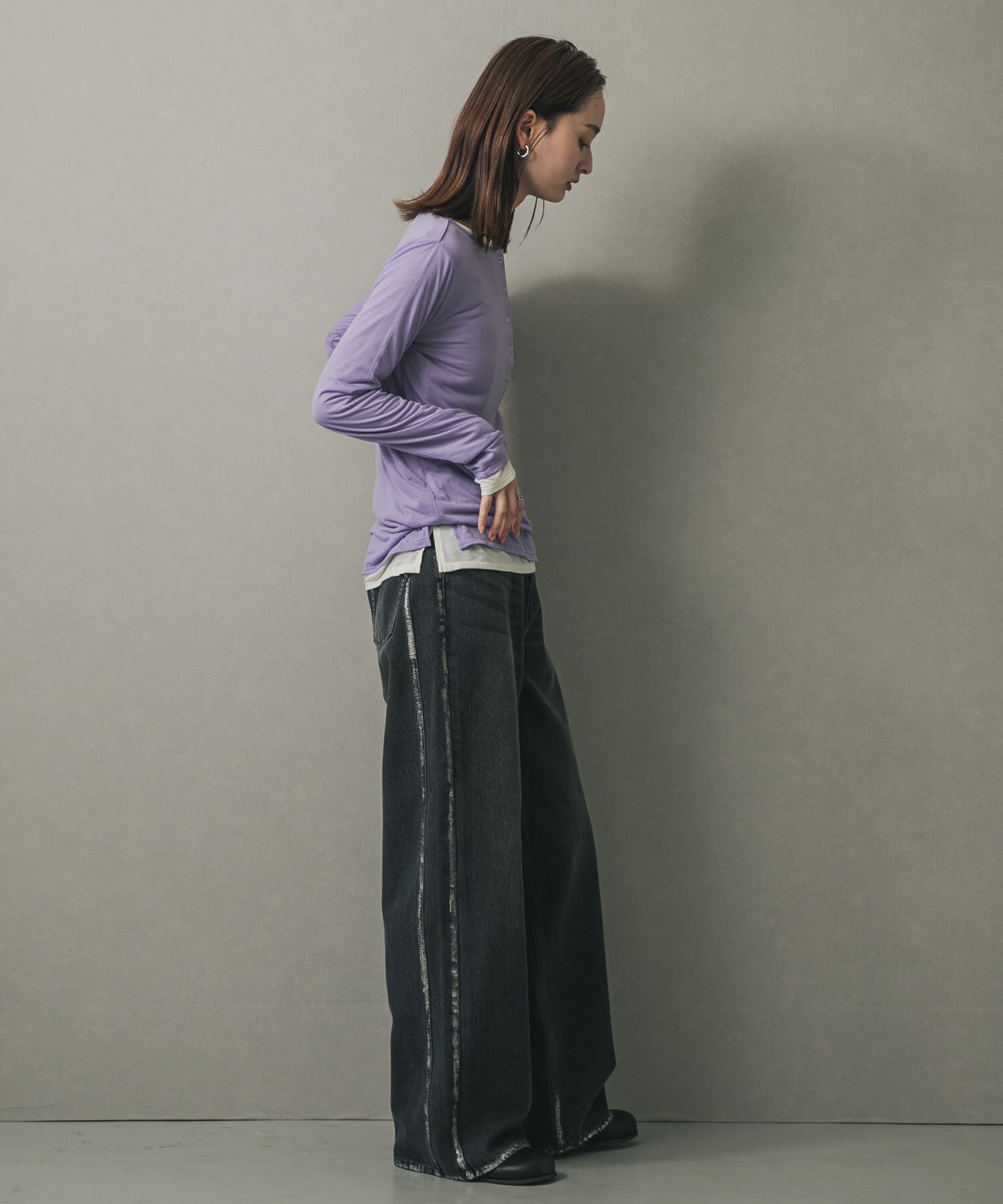 SENSE OF PLACE by URBAN RESEARCH「ヘンリーネックプレーンカットトップ」|Tシャツ・カットソー|