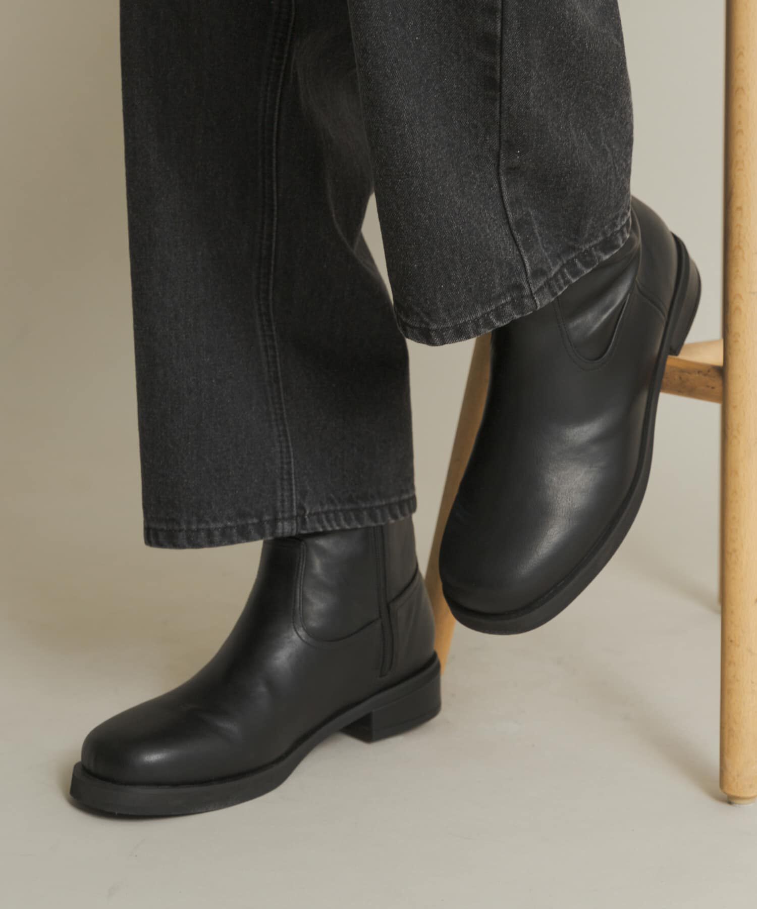 SENSE OF PLACE by URBAN RESEARCH「ラウンドトゥサイドジップブーツ」|ショートブーツ|