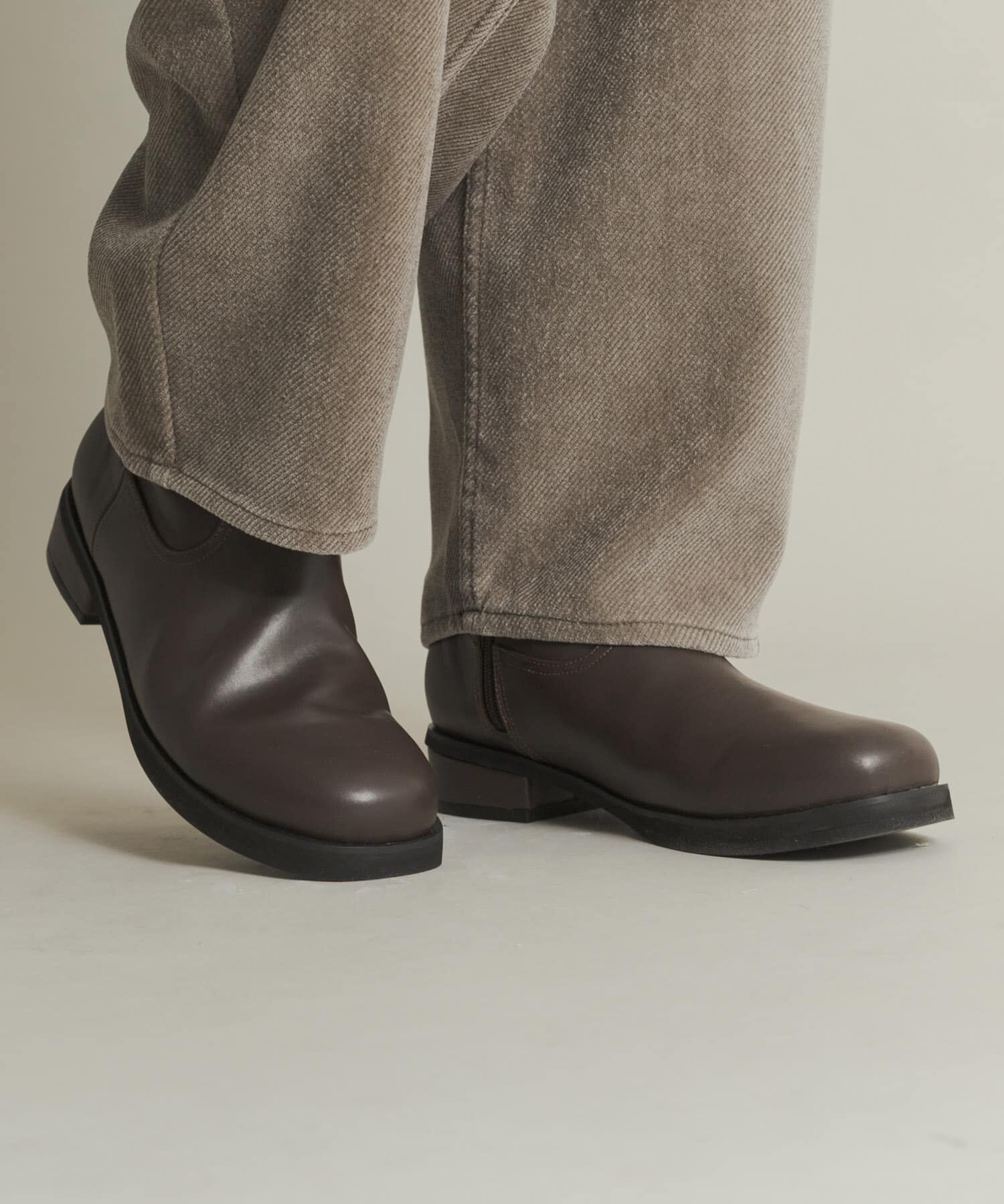 SENSE OF PLACE by URBAN RESEARCH「ラウンドトゥサイドジップブーツ」|ショートブーツ|