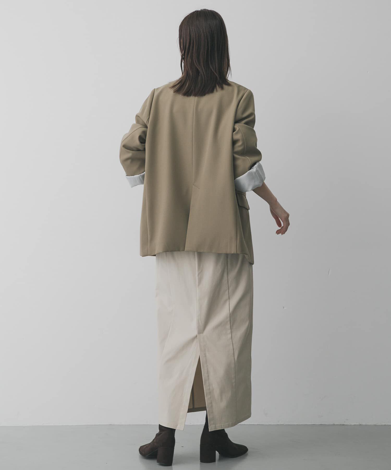 SENSE OF PLACE by URBAN RESEARCH「スクエアトウセンターシームストレッチブーツ」|ショートブーツ|