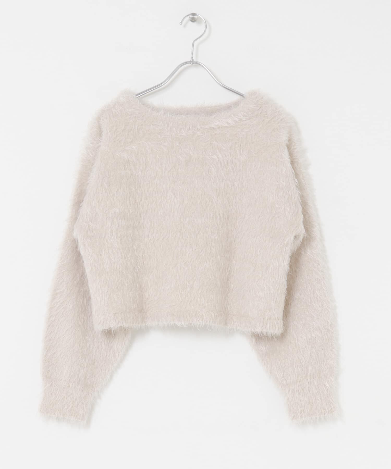 SENSE OF PLACE by URBAN RESEARCH「クロップドシャギーセーター」|ニット・セーター|