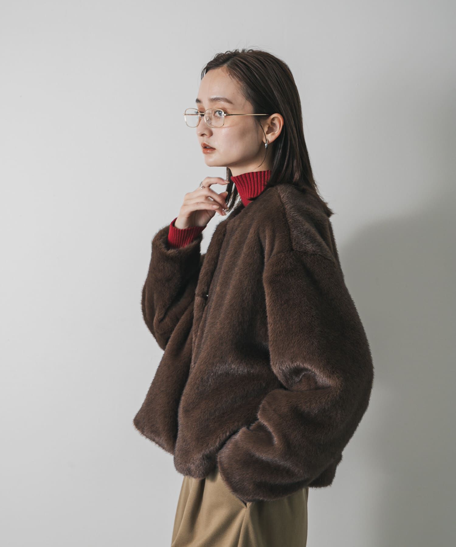 SENSE OF PLACE by URBAN RESEARCH「ファーブルゾン」|ブルゾン・スタジャン|