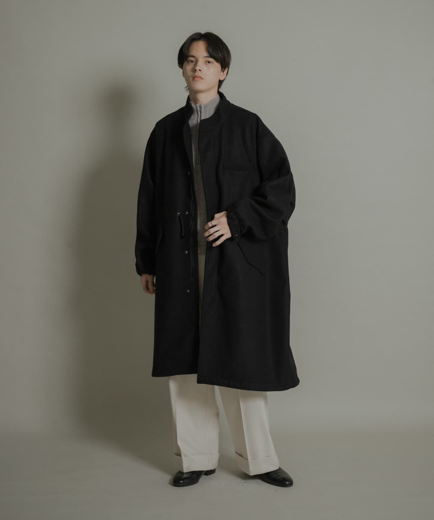 SENSE OF PLACE by URBAN RESEARCH「『UR TECH』 カットメルトンモッズコート」|ミリタリー・モッズコート|