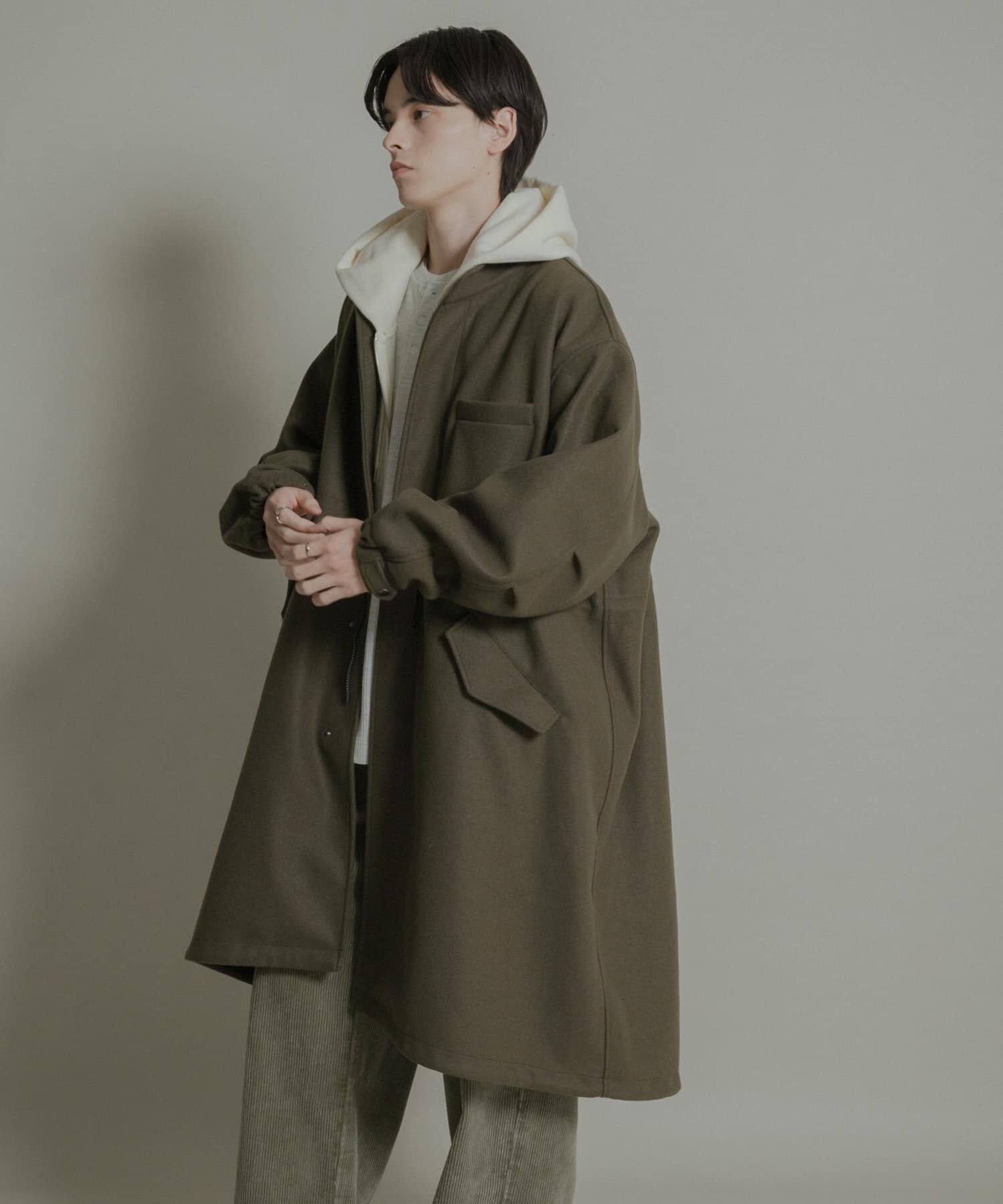 SENSE OF PLACE by URBAN RESEARCH「『UR TECH』 カットメルトンモッズコート」|ミリタリー・モッズコート|