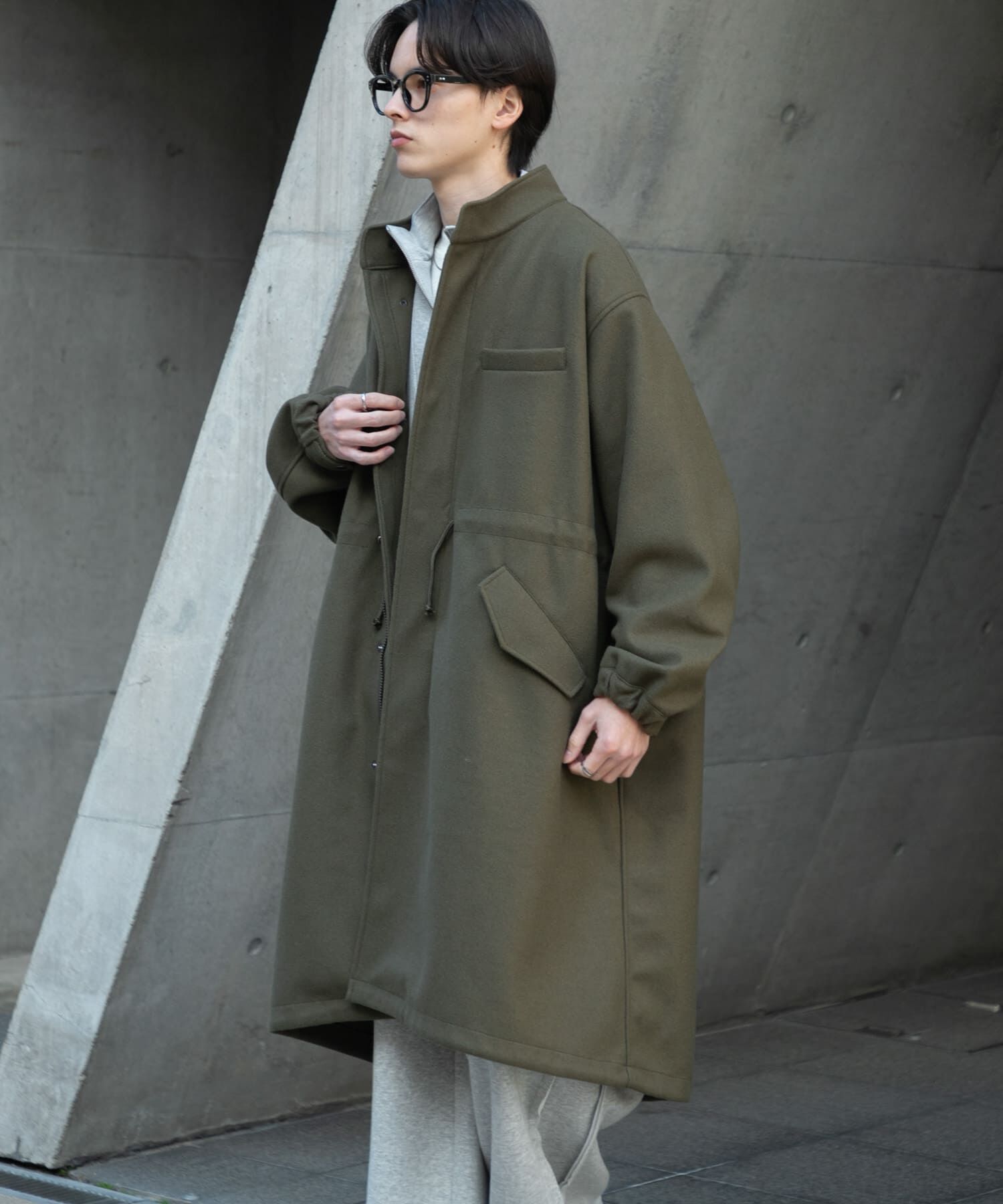 SENSE OF PLACE by URBAN RESEARCH「『UR TECH』 カットメルトンモッズコート」|ミリタリー・モッズコート|