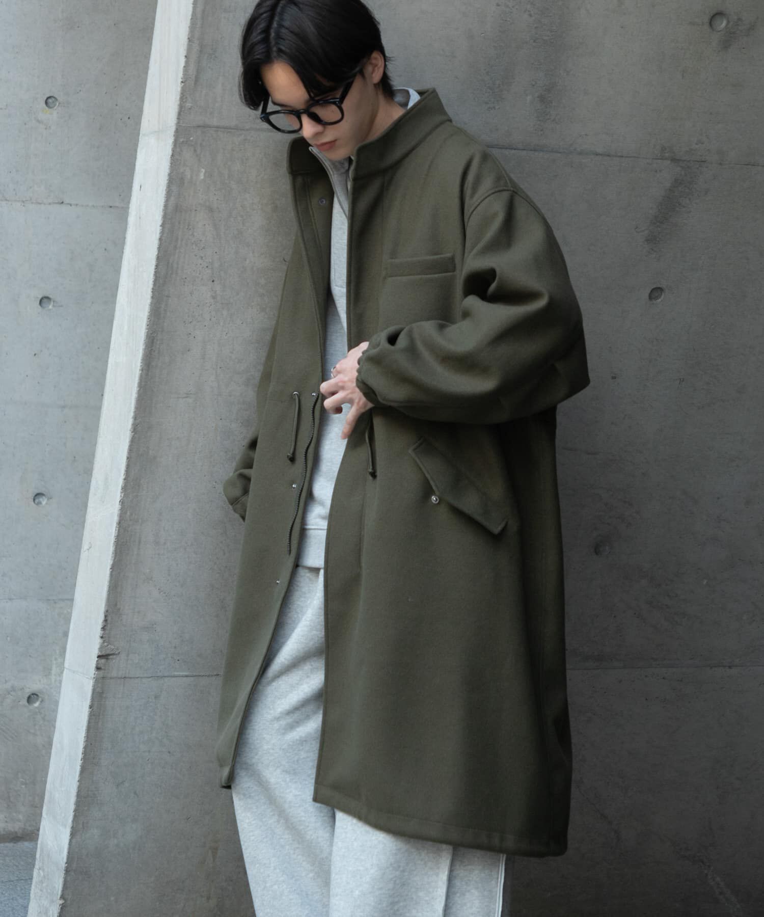 SENSE OF PLACE by URBAN RESEARCH「『UR TECH』 カットメルトンモッズコート」|ミリタリー・モッズコート|