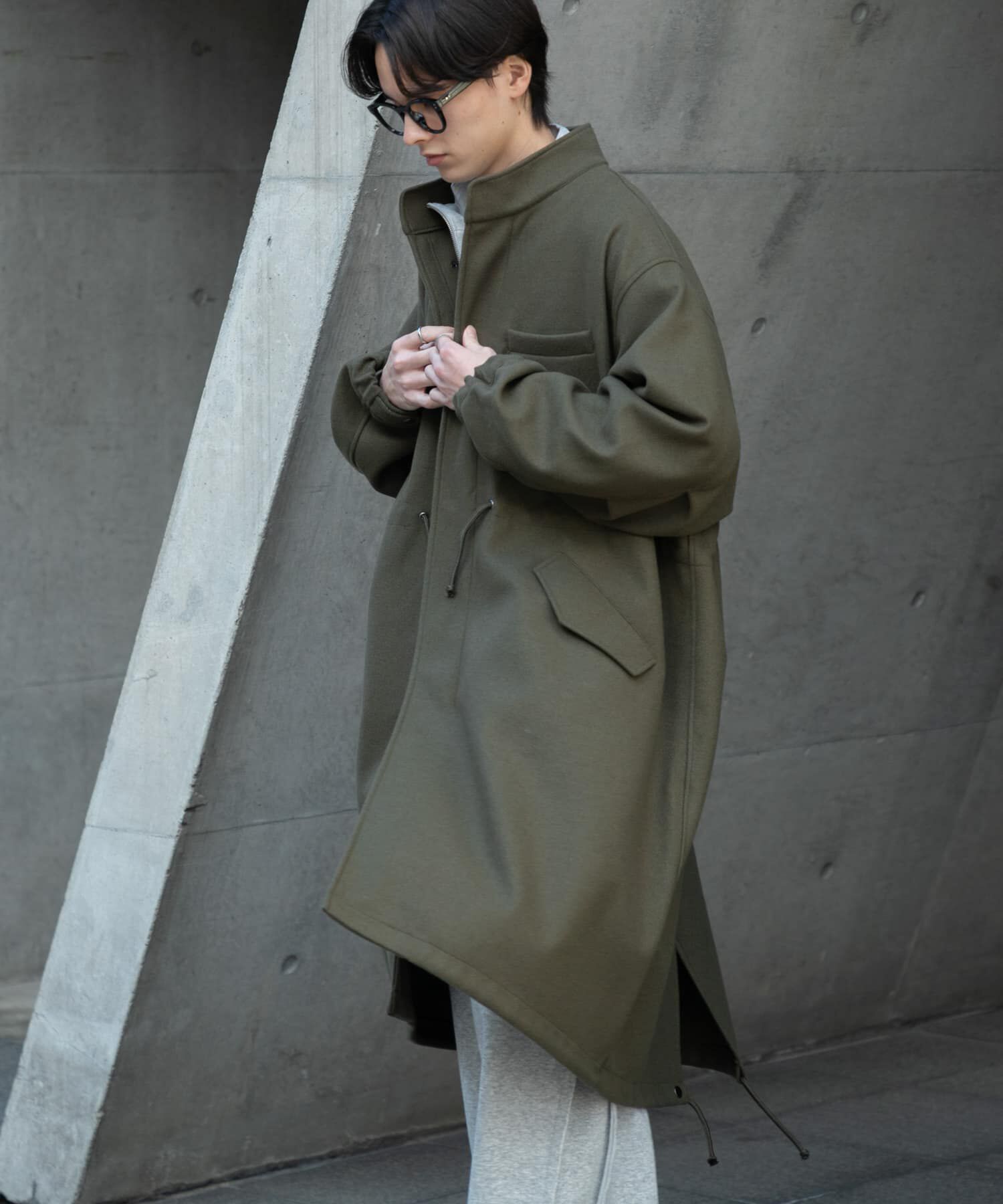 SENSE OF PLACE by URBAN RESEARCH「『UR TECH』 カットメルトンモッズコート」|ミリタリー・モッズコート|