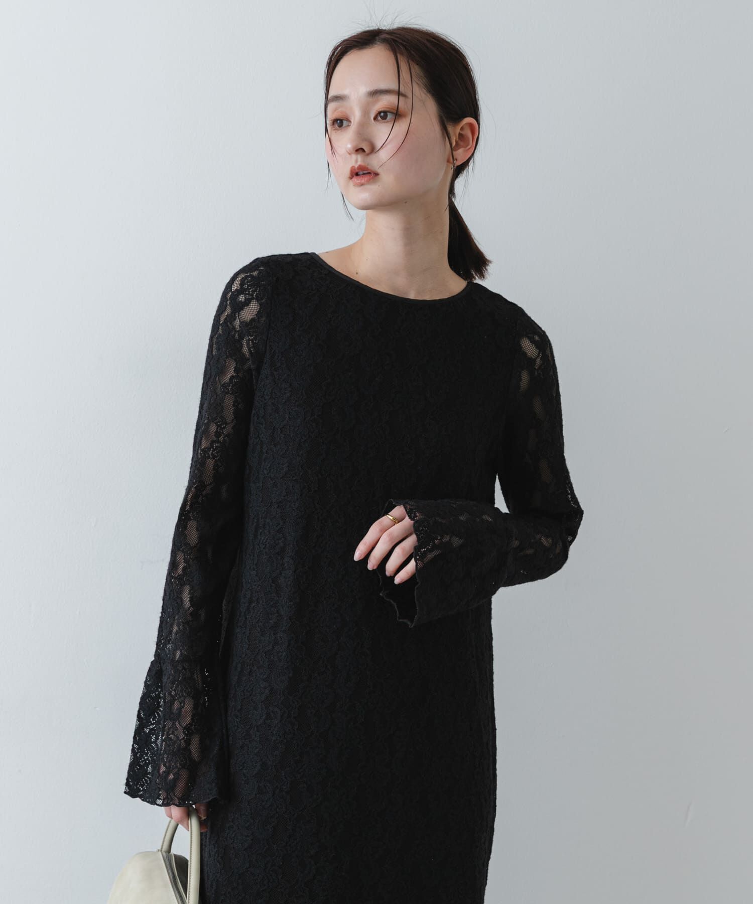 SENSE OF PLACE by URBAN RESEARCH「レースフレアーワンピース」|ワンピース|