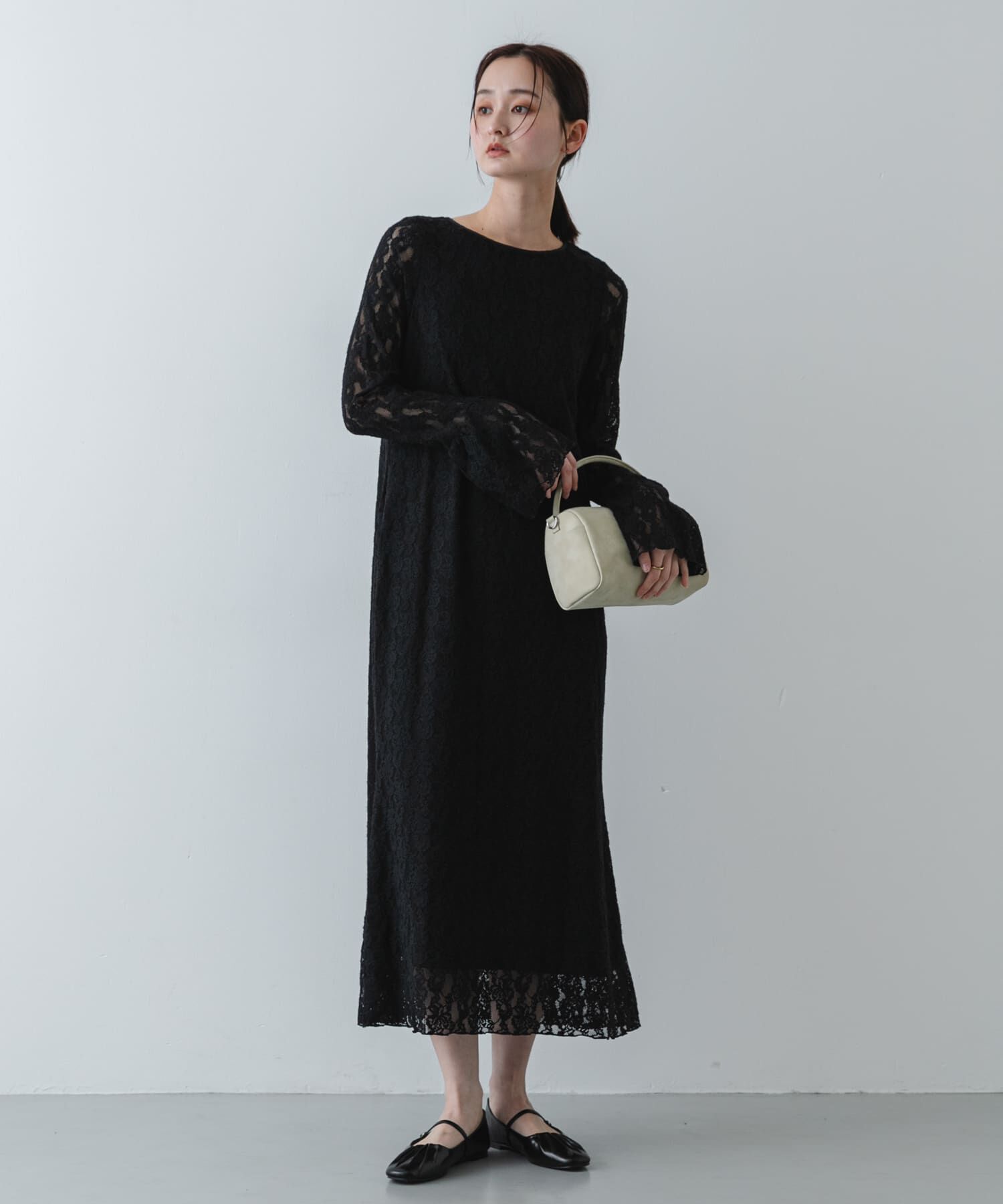 SENSE OF PLACE by URBAN RESEARCH「レースフレアーワンピース」|ワンピース|