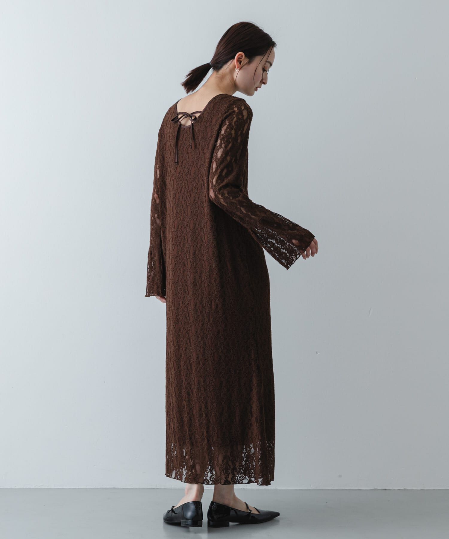 SENSE OF PLACE by URBAN RESEARCH「レースフレアーワンピース」|ワンピース|