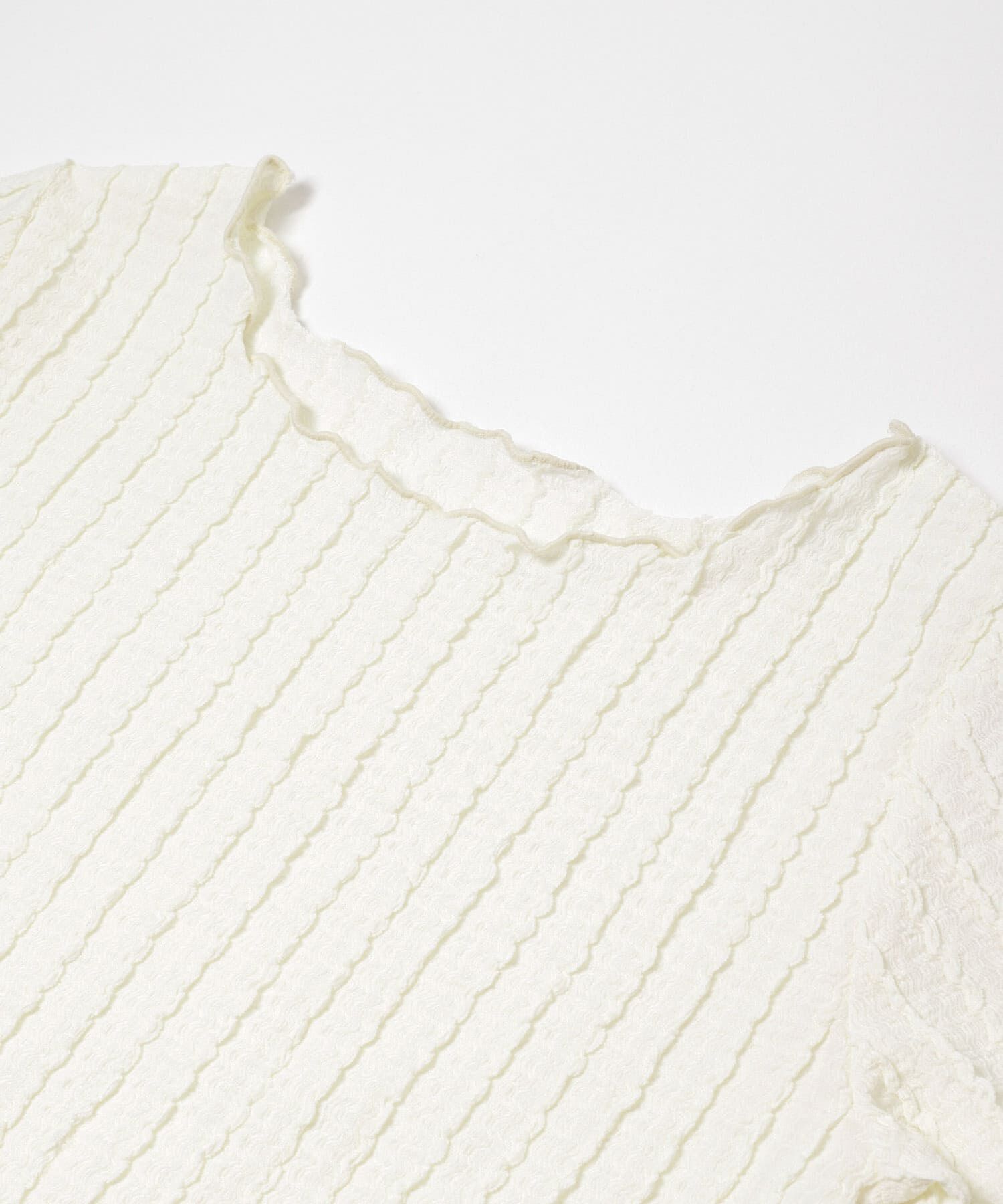 SENSE OF PLACE by URBAN RESEARCH「ジャガードクロップドトップ」|Tシャツ・カットソー|