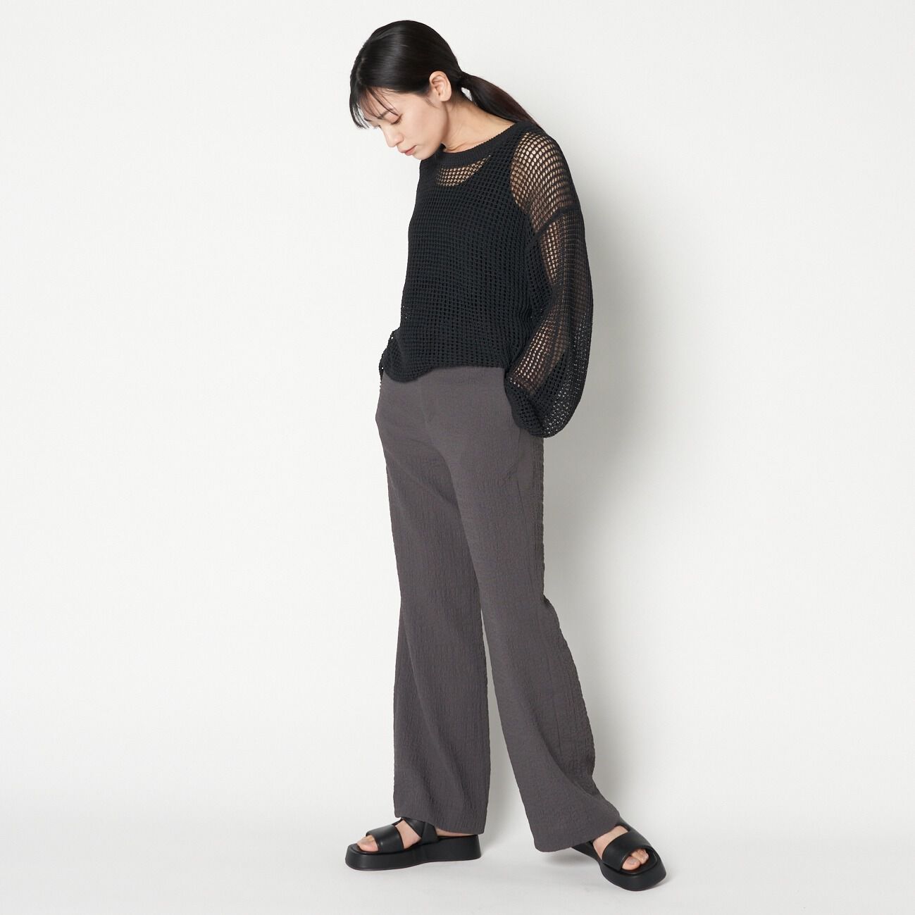 HELIOPOLE「HELIOPOLE ECO BOUCLE EASY PANTs」|チノ|
