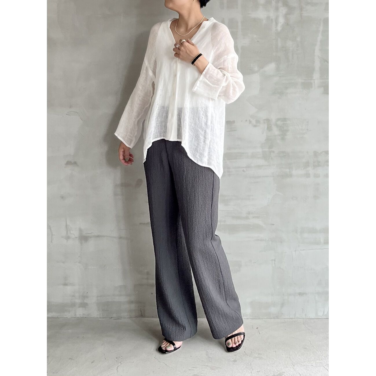 HELIOPOLE「HELIOPOLE ECO BOUCLE EASY PANTs」|チノ|