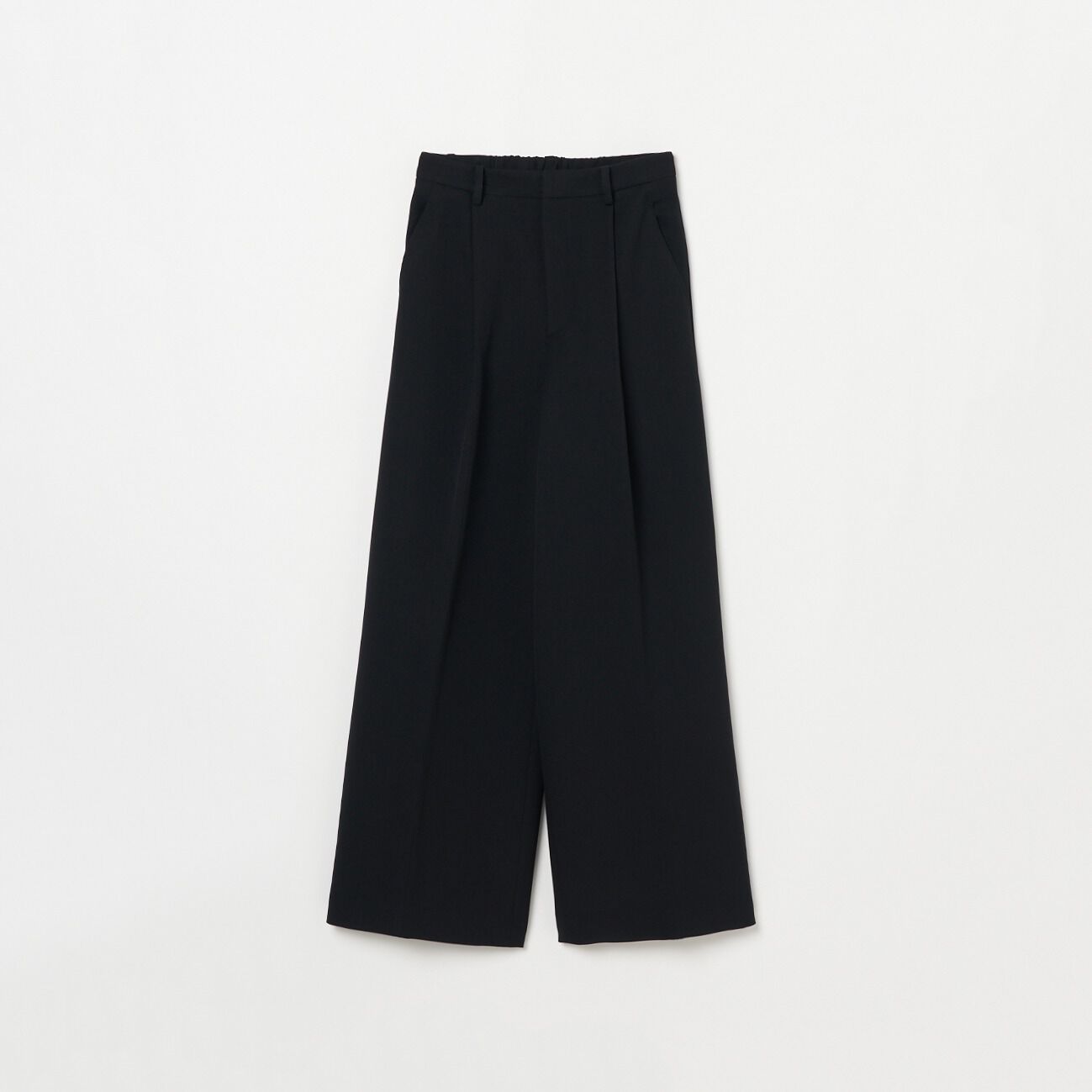 HELIOPOLE「HELIOPOLE TUCK WIDE PANTS」|チノ|ブラック
