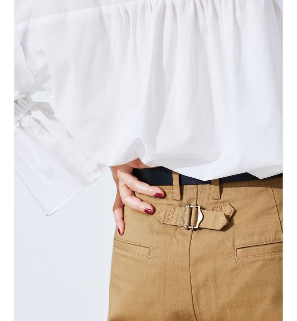 le.coeur blanc「ワイドストレートチノパン」|チノ|