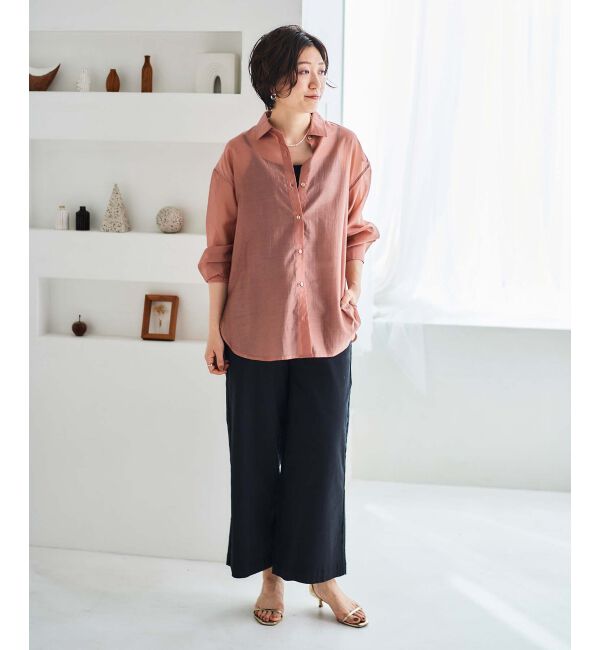 le.coeur blanc「ワイドストレートチノパン」|チノ|