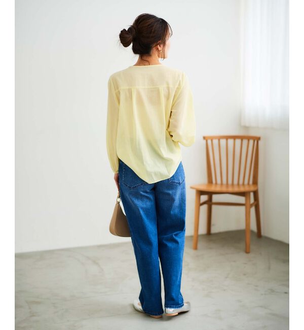 le.coeur blanc「フロントフリルブラウス」|シャツ・ブラウス|