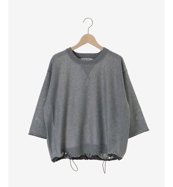  「スウェットライクニットプルオーバー」|ニット・セーター|