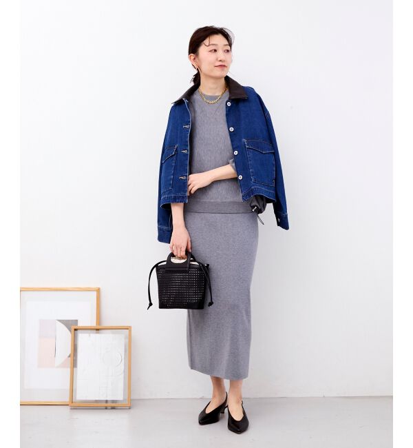  「スウェットライクニットプルオーバー」|ニット・セーター|