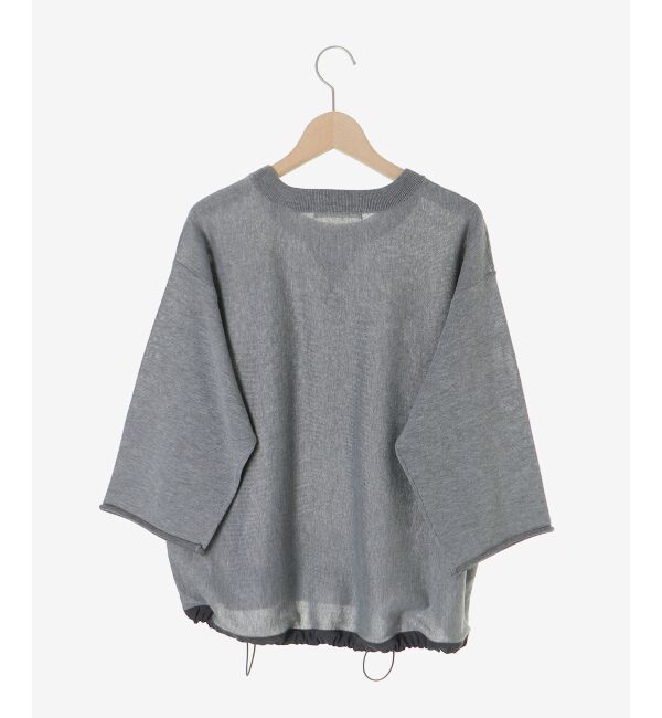  「スウェットライクニットプルオーバー」|ニット・セーター|