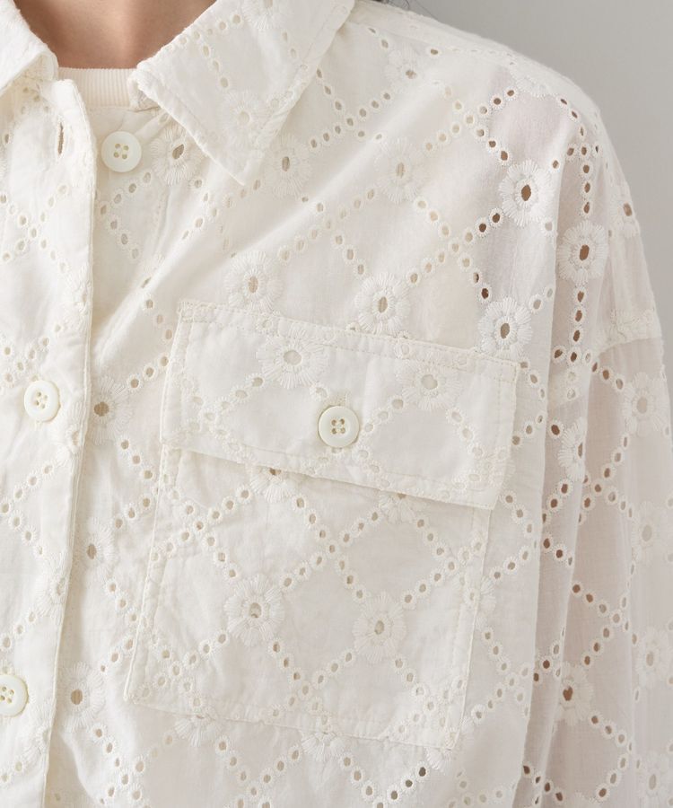 earth music&ecology「レースブルゾン」|ブルゾン・スタジャン|