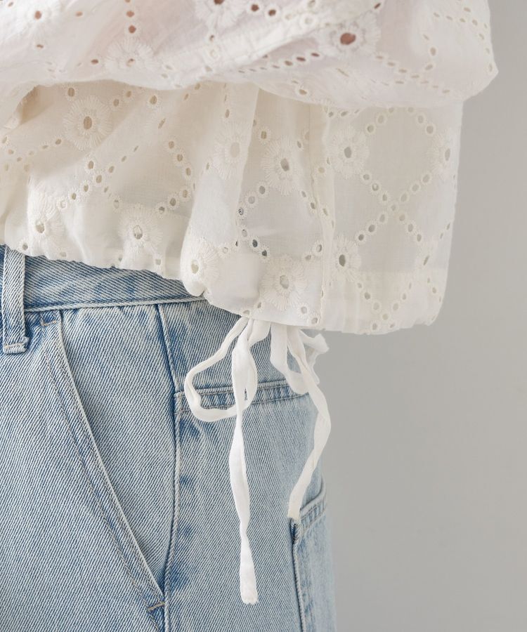 earth music&ecology「レースブルゾン」|ブルゾン・スタジャン|