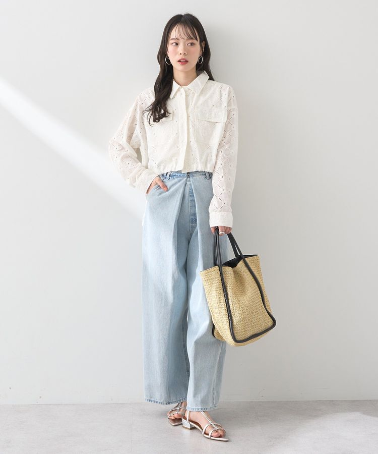 earth music&ecology「レースブルゾン」|ブルゾン・スタジャン|