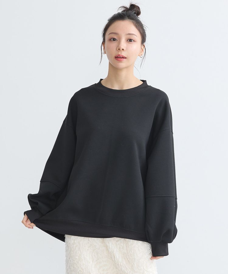 earth music&ecology「ダンボールニットバックZIPチュニック」|チュニック|