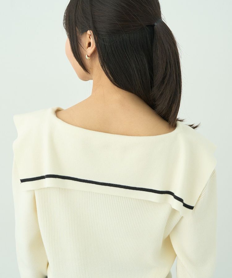 earth music&ecology「ビッグカラーカーディガン」|カーディガン|