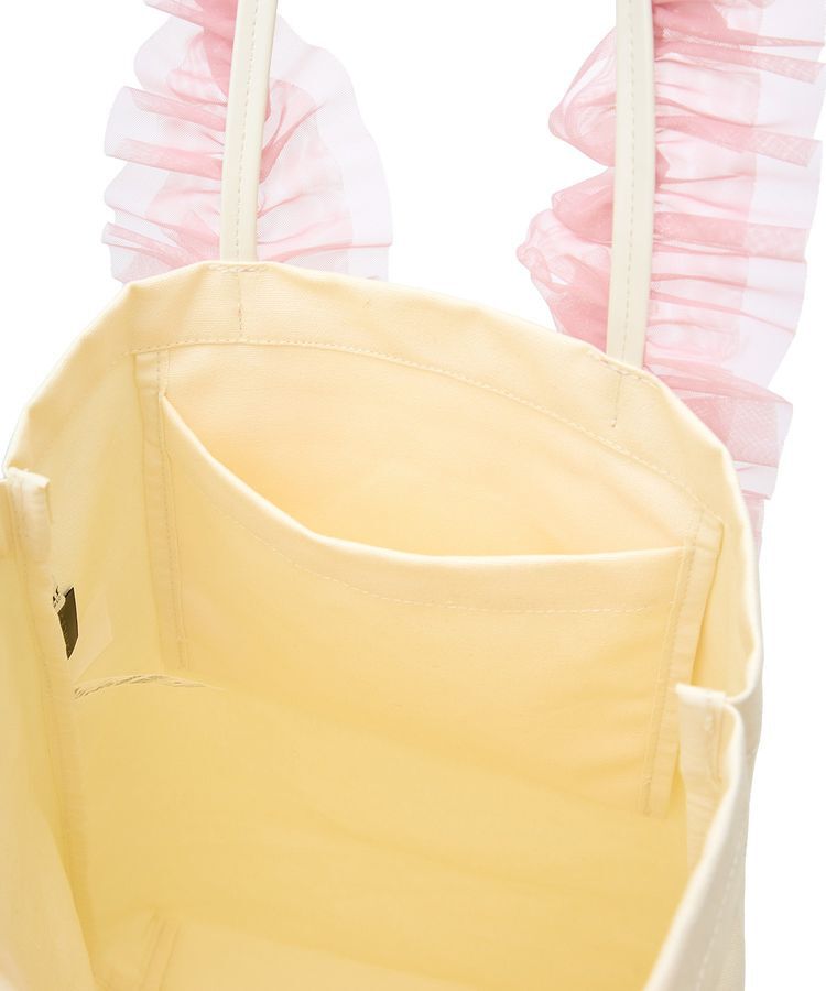 earth music&ecology「シンデレラ/チュールフリルトートバッグ」|トートバッグ|