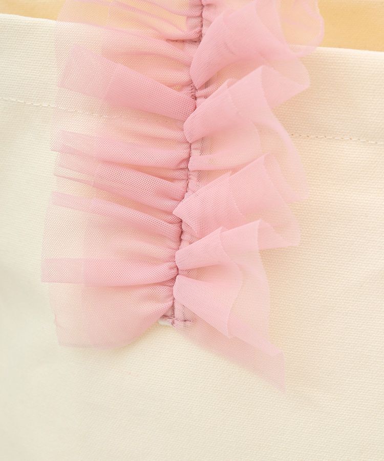 earth music&ecology「シンデレラ/チュールフリルトートバッグ」|トートバッグ|