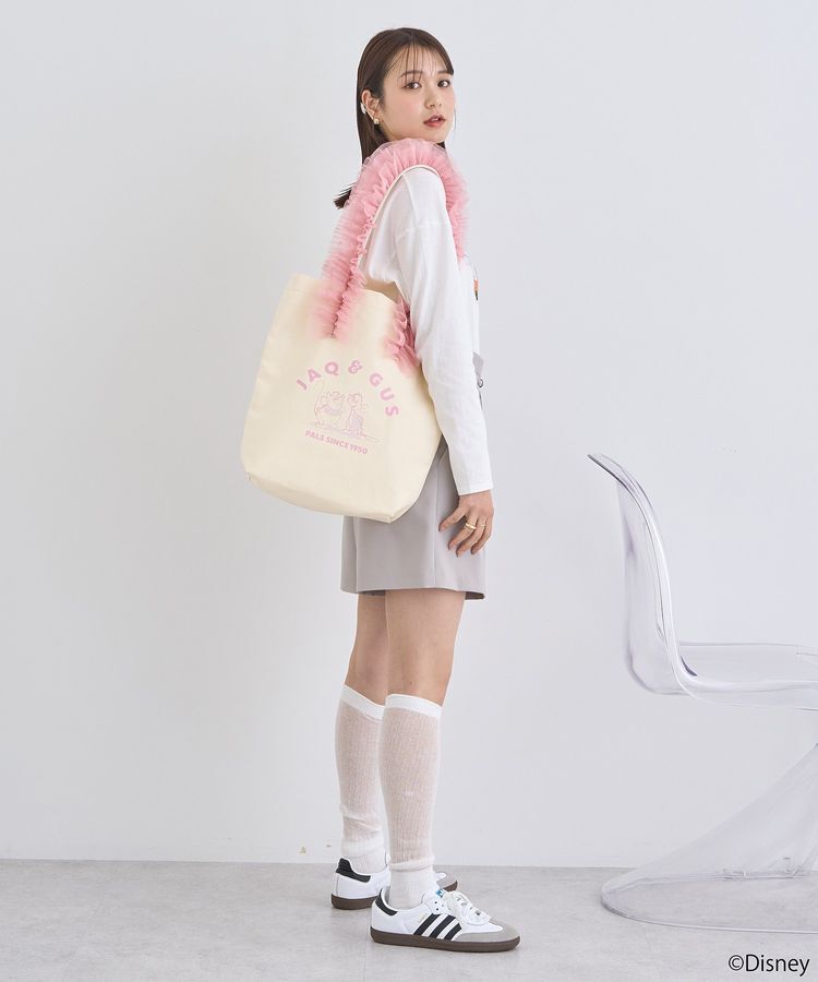 earth music&ecology「シンデレラ/チュールフリルトートバッグ」|トートバッグ|