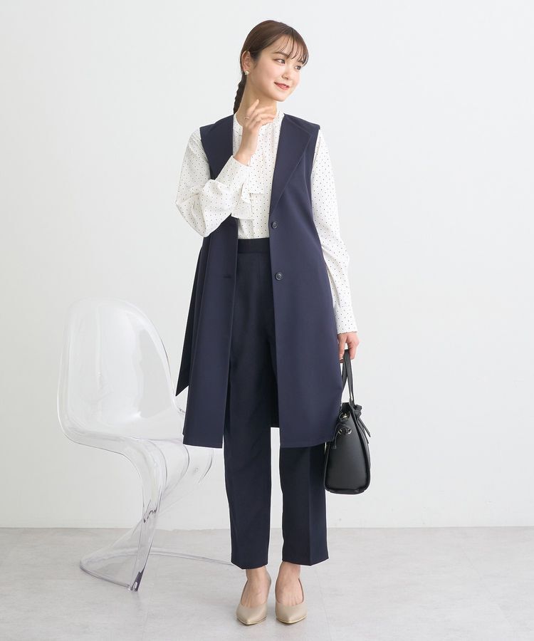 earth music&ecology「ミドル丈ジレ」|ベスト・ジレ|