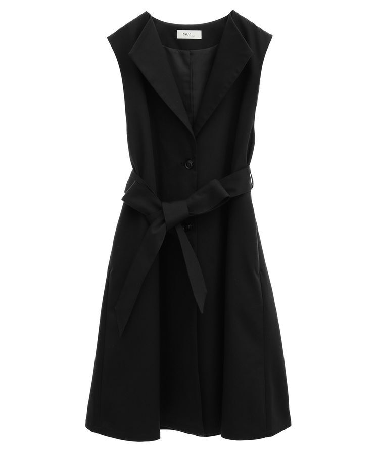 earth music&ecology「ミドル丈ジレ」|ベスト・ジレ|